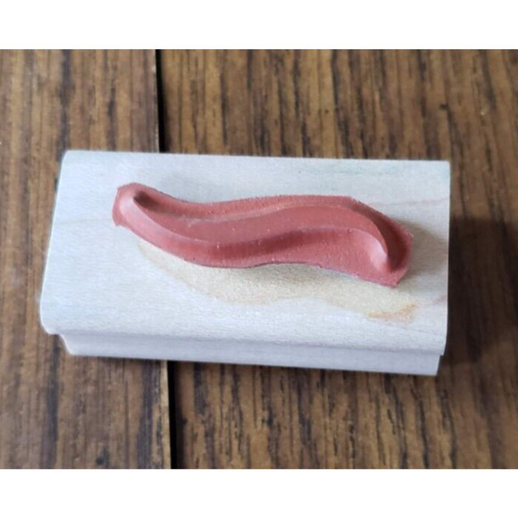 Lot of 5 Stampin Up! Various Inked Shapes Rubber Stamps - Picture 7 of 16